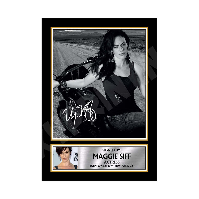 MAGGIE SIFF Limited Edition Tv Show Signed Print