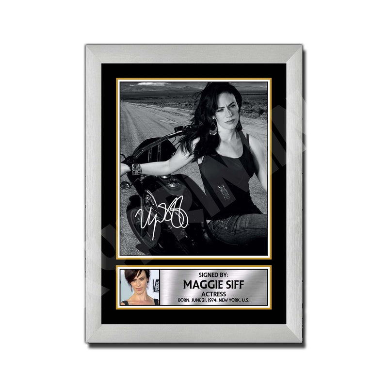 MAGGIE SIFF Limited Edition Tv Show Signed Print