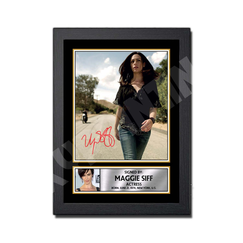 MAGGIE SIFF 2 Limited Edition Tv Show Signed Print