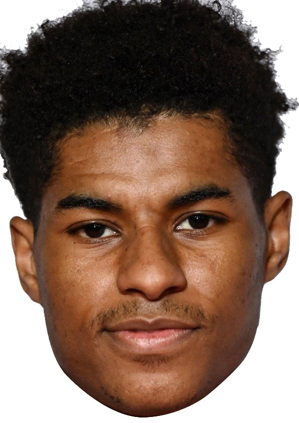 Marcus Rashford Face Mask β Fancy Dress Cardboard Costume Mask β Marcus Rashford Face Mask