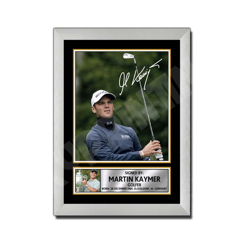 MARTIN KAYMER Limited Edition Golfer Signed Print - Golf