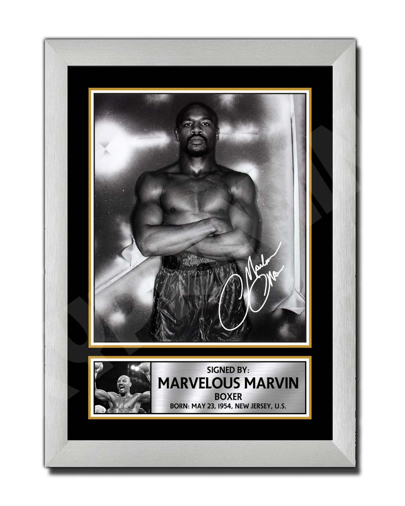 MARVELOUS MARVIN 2 Limited Edition Boxer Signed Print - Boxing