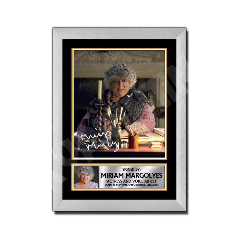 MIRIAM MARGOLYES 2 Limited Edition Tv Show Signed Print