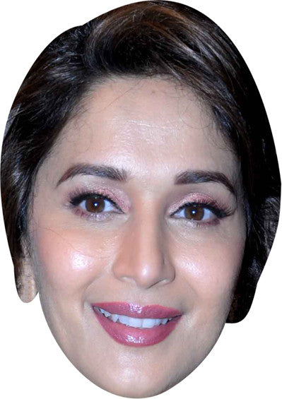 Madhuri Dixit Face Mask β Fancy Dress Cardboard Costume Mask β Madhuri Dixit Face Mask
