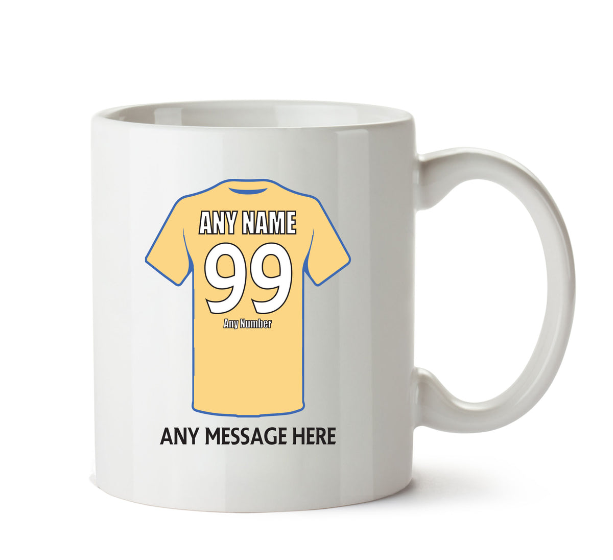 Mansfield Town INSPIRED Football Team Mug Personalised Mug β printed mug product image 1