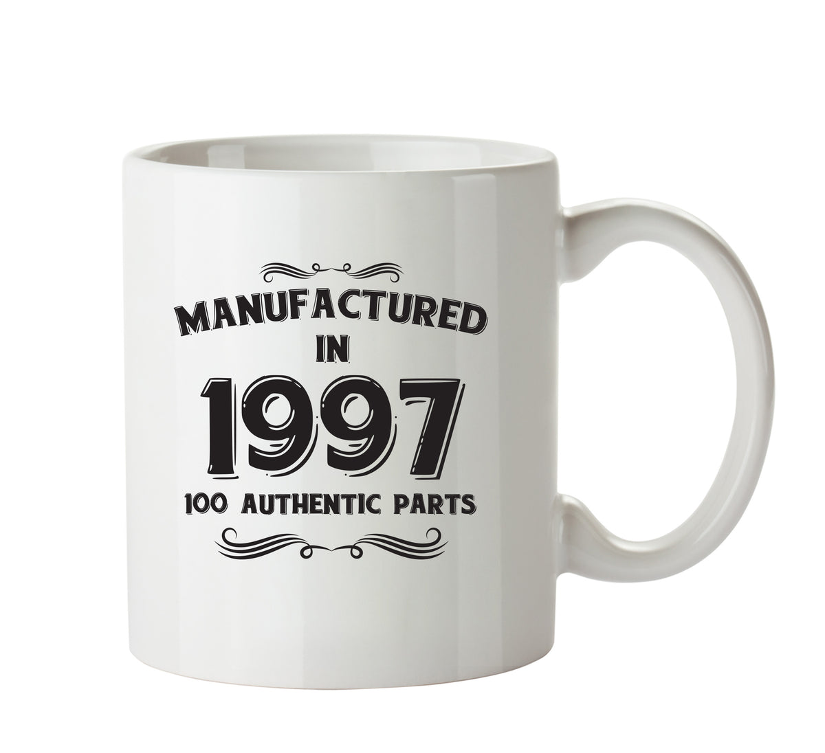 Manufactured In 1997 Printed Mug - Personalised Mug Cup Funny Novelty