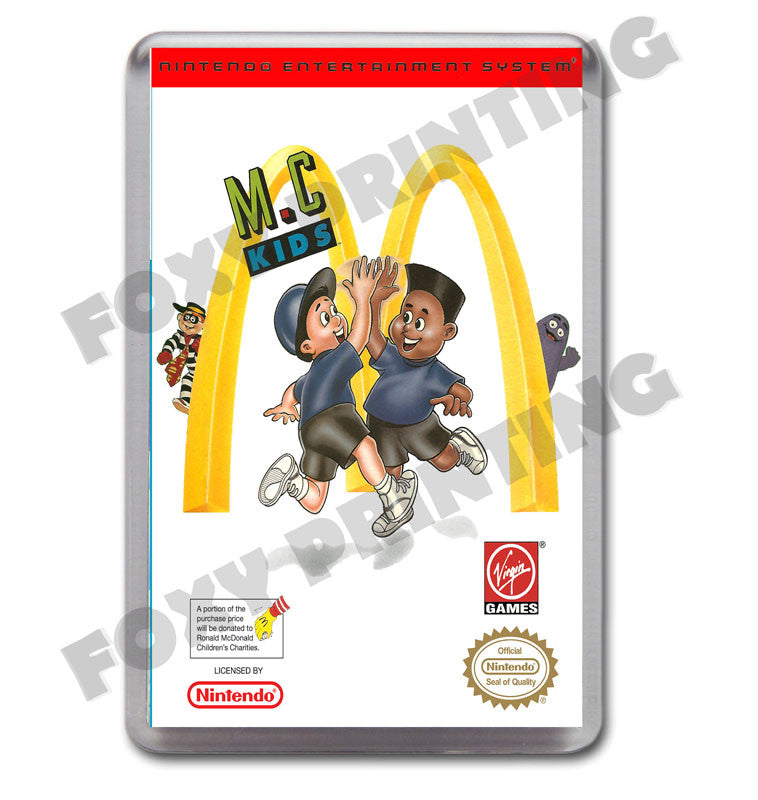 Mckids Retro Nintendo NES Game Inspired Fridge Magnet 365