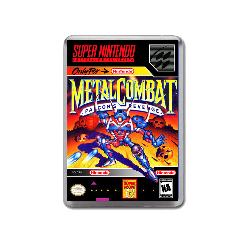 Metal Combat - SNES GAME inspired Retro Gaming Magnet