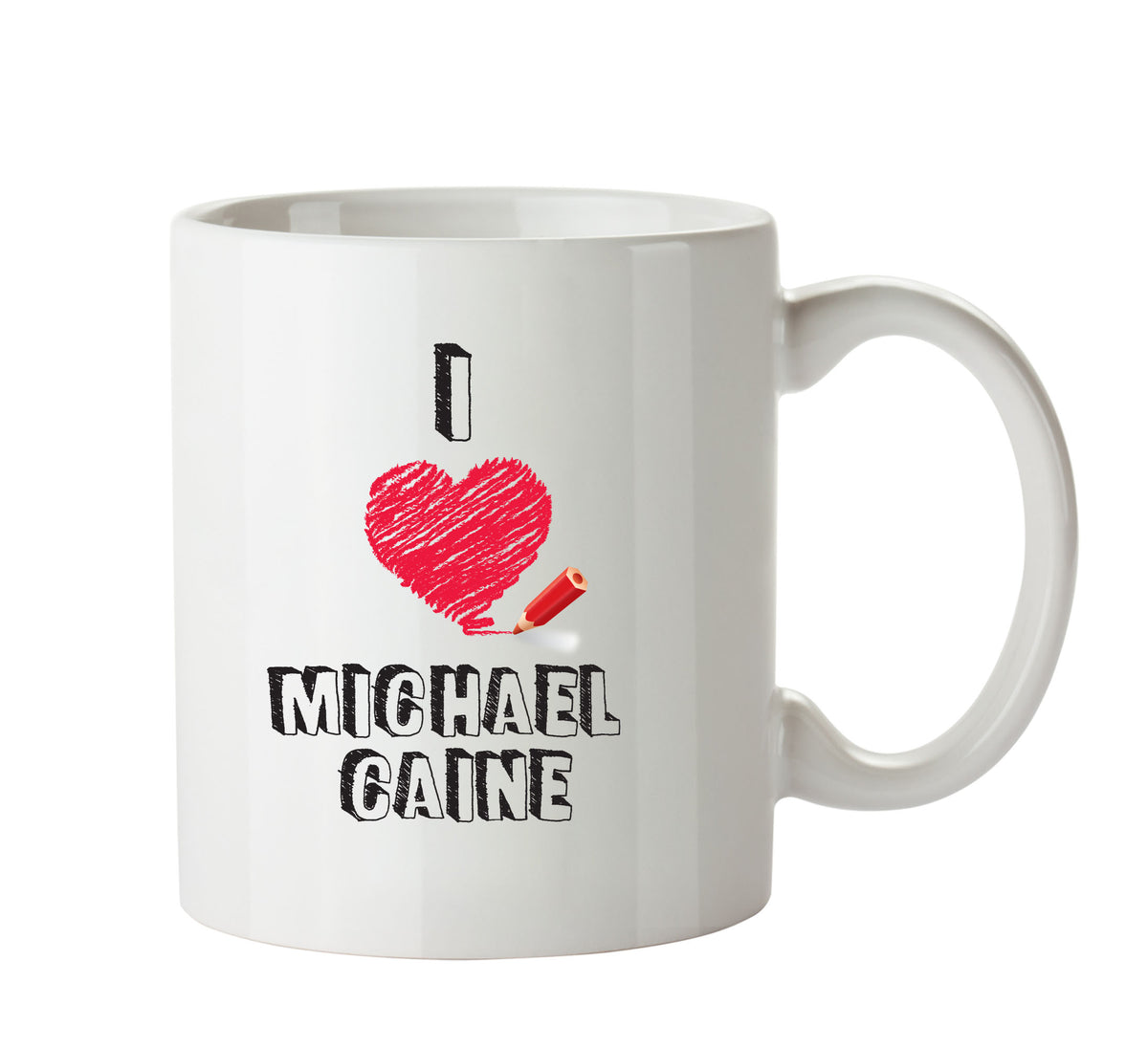 I Love Michael Caine Celebrity Mug Office Mug – printed mug product image 1