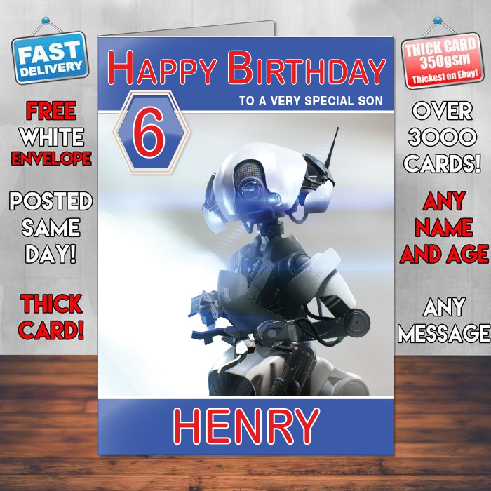 Personalised Mirrors Edge Catalyst Kuma Inspired Style Game Kids Inspired Birthday Card (SA)
