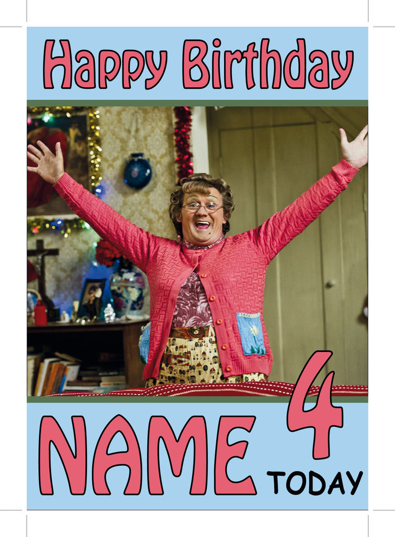 Mrs Browns Boys INSPIRED Adult Personalised Birthday Card Birthday Card