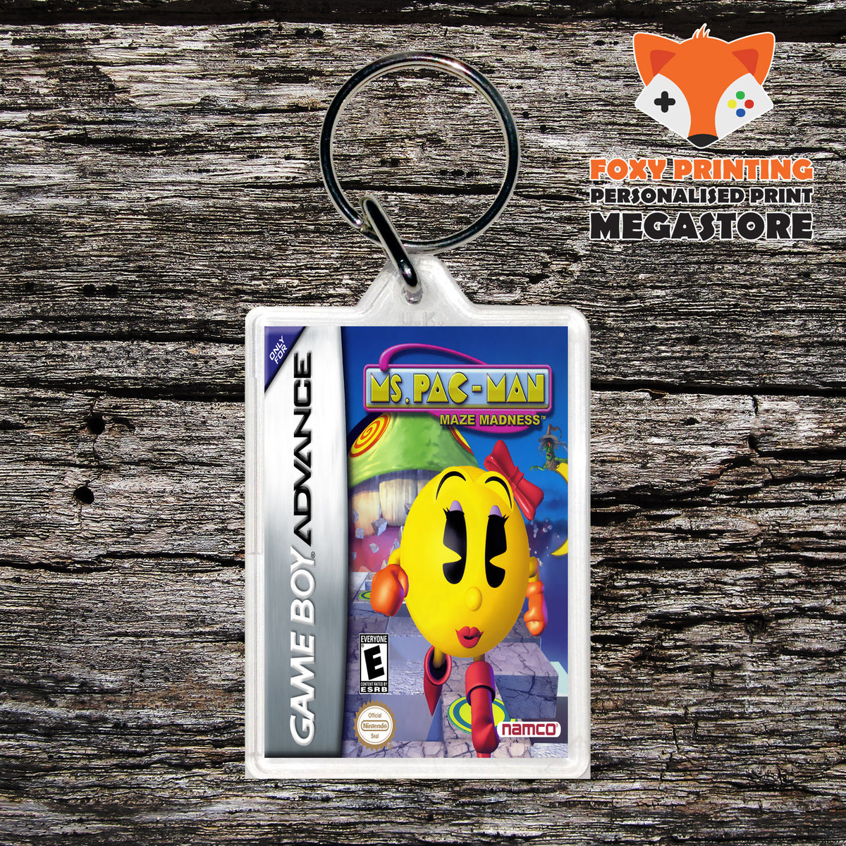 Ms. Pac-Man - Maze Madness Retro Gaming Keyring