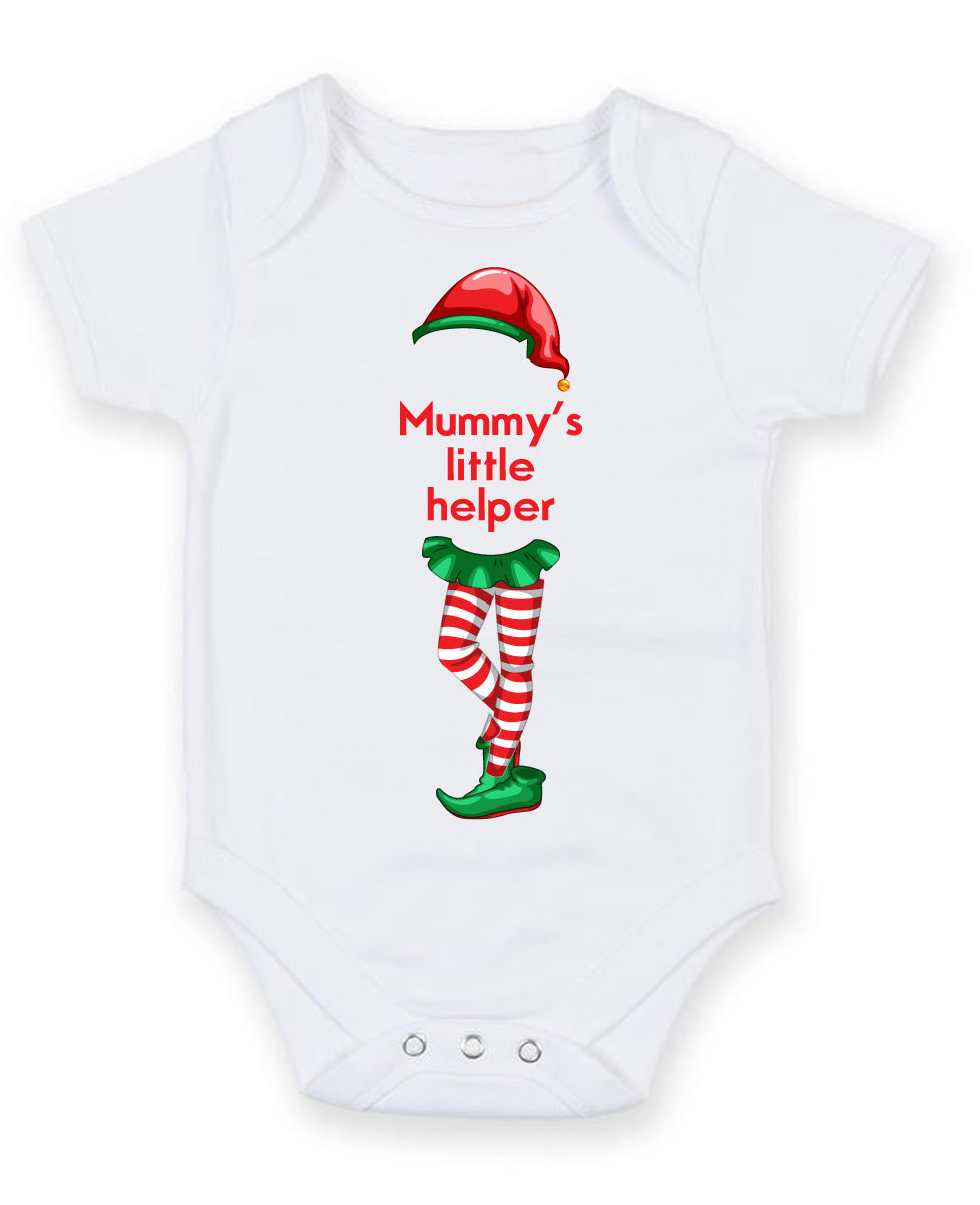 Mummy s Little Helper Elf Baby Grow Bodysuit