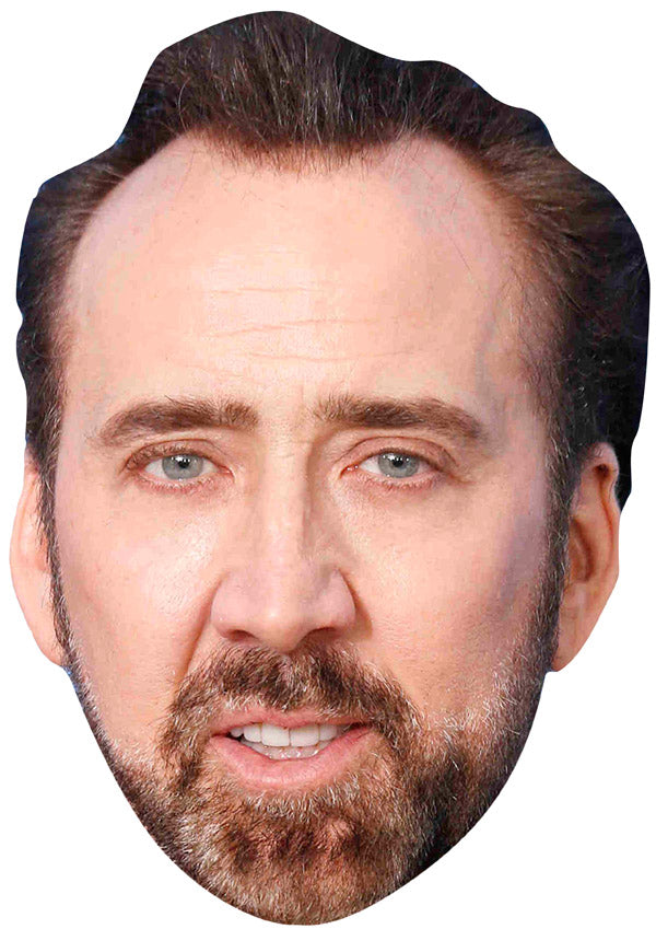 NICOLAS CAGE JB Actor Movie Tv Celebrity Party Face Mask