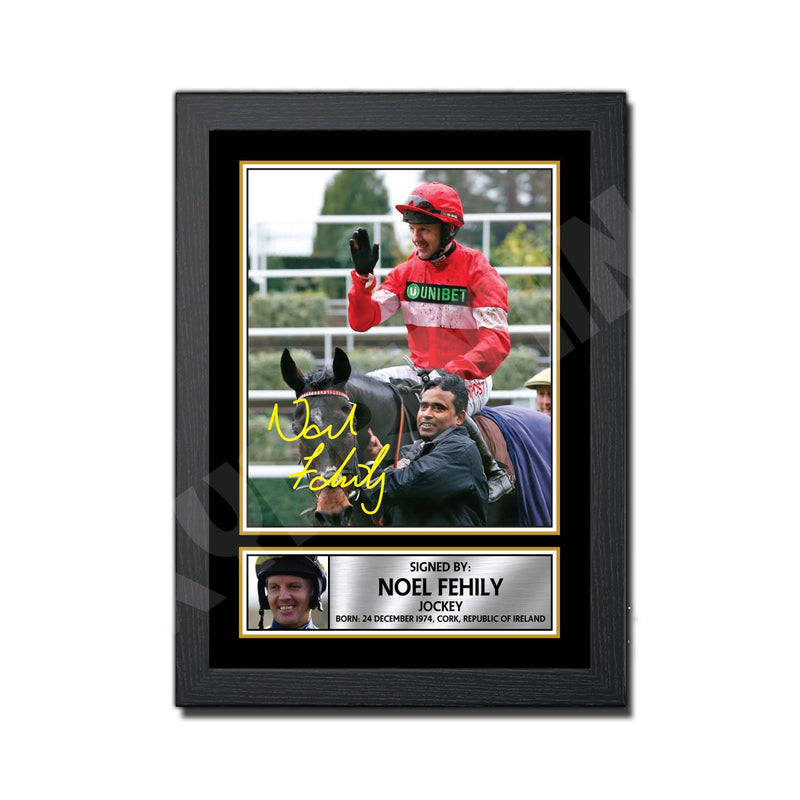 NOEL FEHILY 2 Limited Edition Horse Racer Signed Print - Horse Racing
