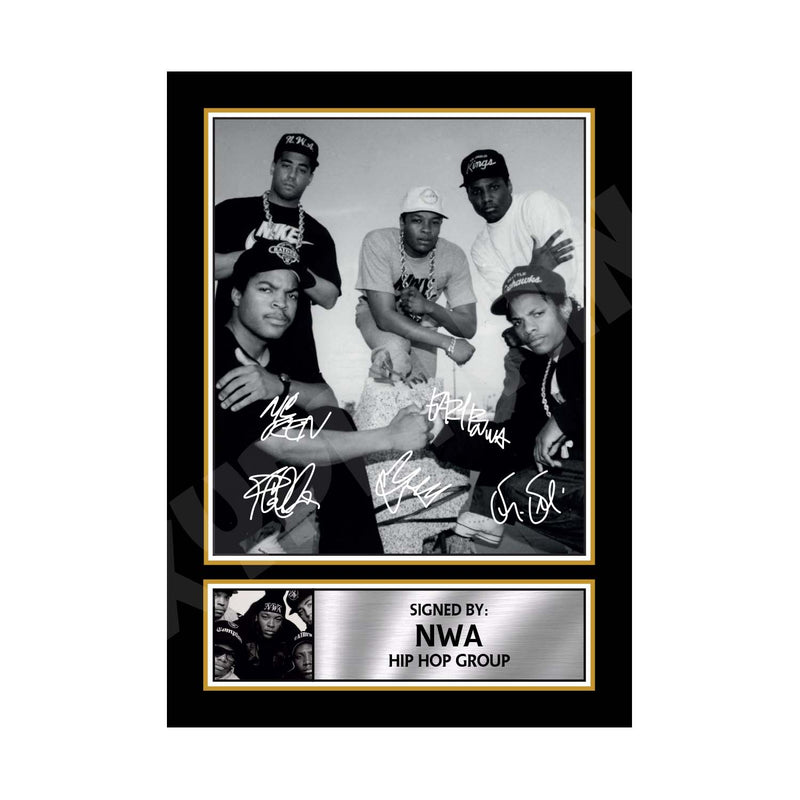 NWA FULLY SIGNED 2 Limited Edition Music Signed Print