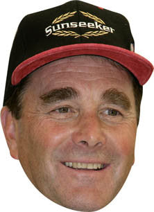 Nigel Mansell Face Mask – Fancy Dress Cardboard Costume Mask