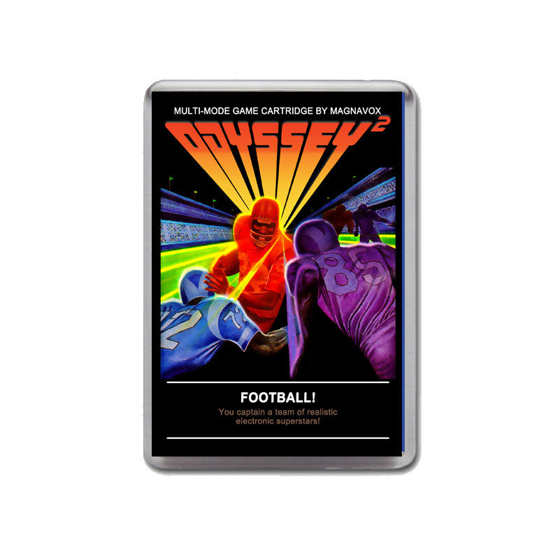Odyssey 2 Football Game Inspired Retro Gaming Magnet