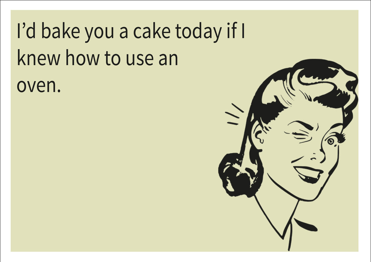 Oven INSPIRED Adult Personalised Birthday Card Birthday Card