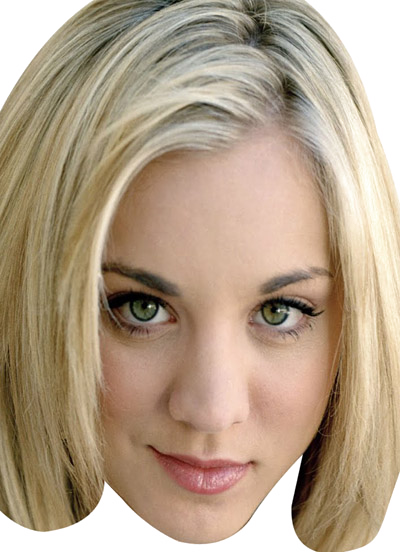 Penny Big Bang Theory Celebrity Face Mask Fancy Dress Cardboard Costume Mask – Penny Big Bang Theory Face Mask