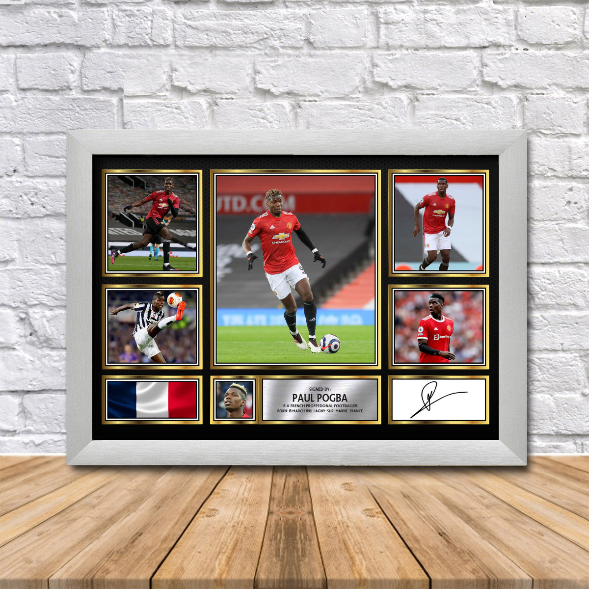 Paul Pogba Printed Signature Print