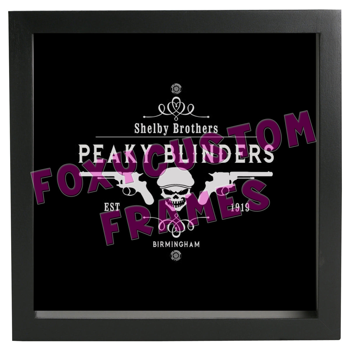 Peaky Blinders Lego Display Case - Minifigure Display Background and Frames