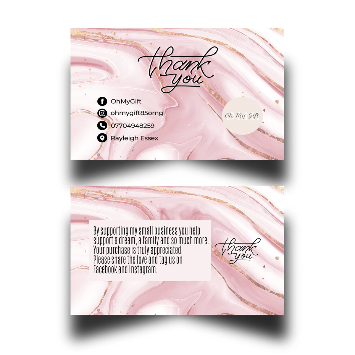 Personalised Business Thank You Cards 15