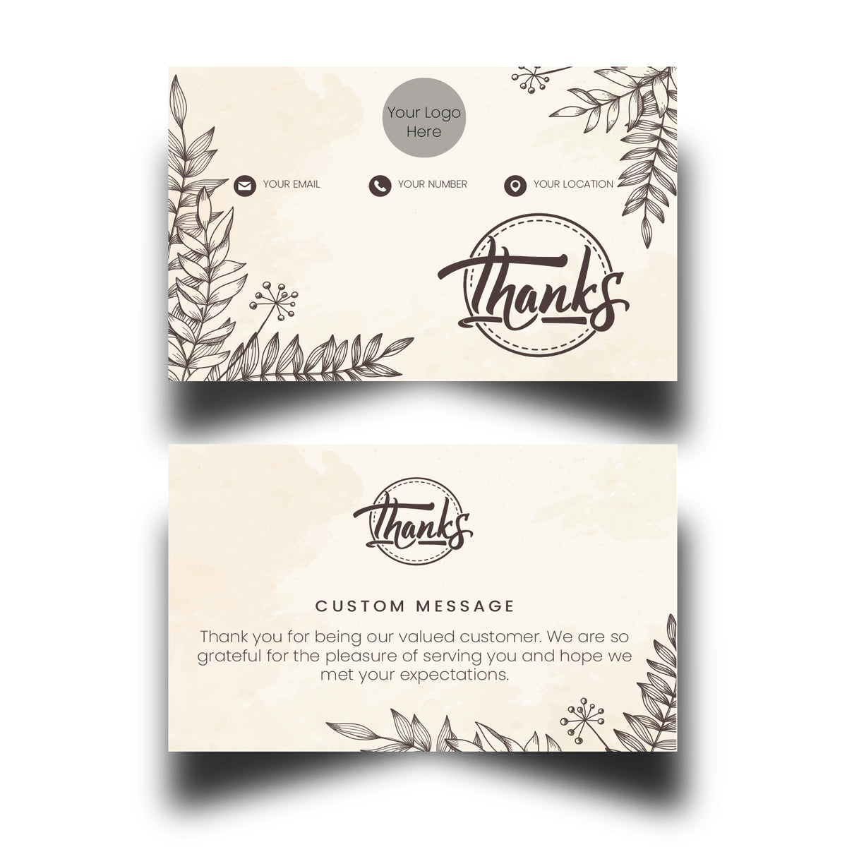Personalised Business Thank You Cards 3