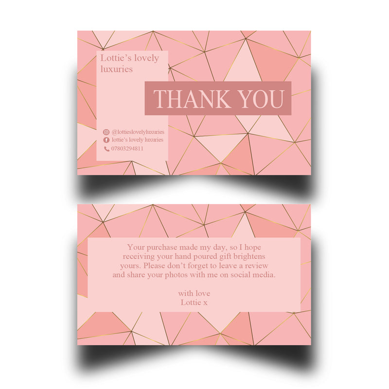 Personalised Business Thank You Cards 38