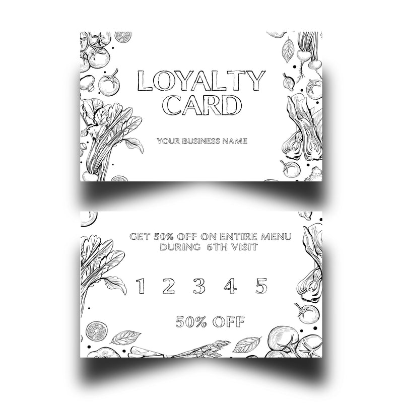 Personalised Cafe Loyalty Cards 8