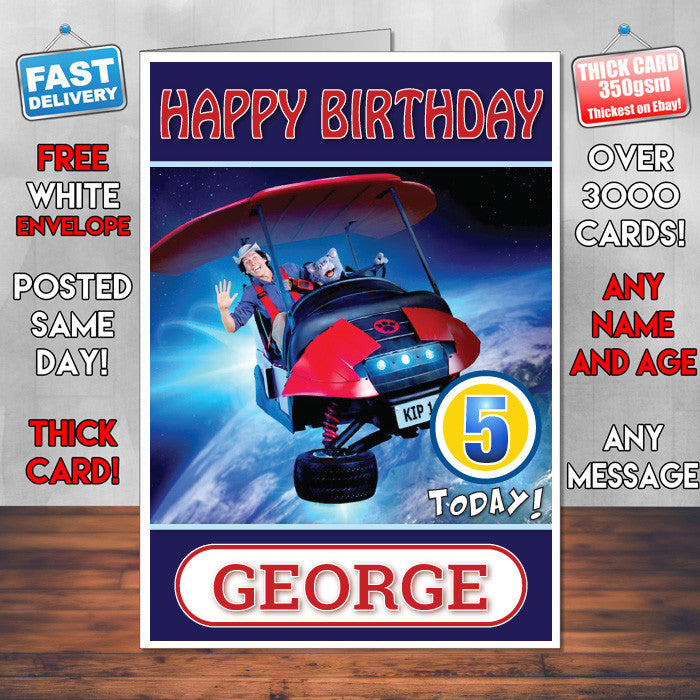 Personalised Andy's Wild Adventures 6 Style Theme Personalised Kidshows Birthday Card (SA) β Personalised Andy's Wild Adventures 6 Style Theme Personalised Kidshows
