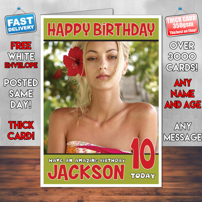 Personalised Anna Sbitnaya 1 INSPIRED THEME Celebrity Birthday Card (SA) – Personalised Anna Sbitnaya 1 Inspired Theme Celebrity Birthday Card