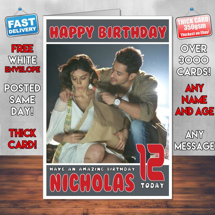 Personalised Bhaag Johnny 1 Bollywood Inspired Style Birthday Card (SA)