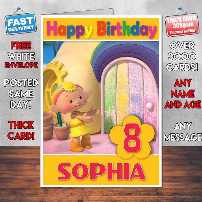 Personalised Cloudbabies 2 Style Theme Personalised Kidshows Birthday Card (SA)