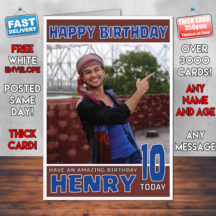 Personalised Guddu Ki Gun Bollywood Inspired Style Birthday Card (SA)