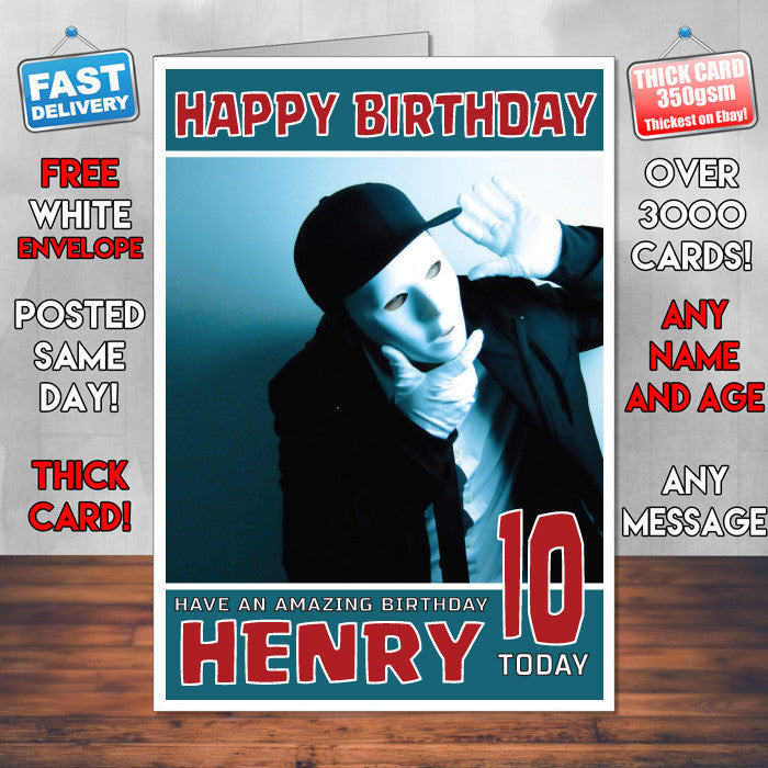 Personalised Jabberwockies Bands Celebrity Inspired Style Birthday Card (SA)