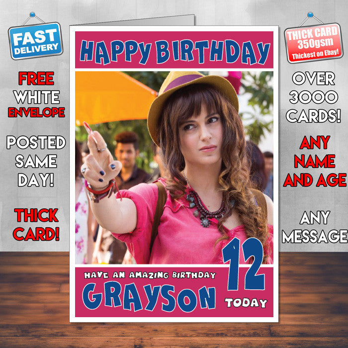 Personalised Katti Batti 2 Bollywood Inspired Style Birthday Card (SA) β Personalised Katti Batti 2 Bollywood Birthday Card