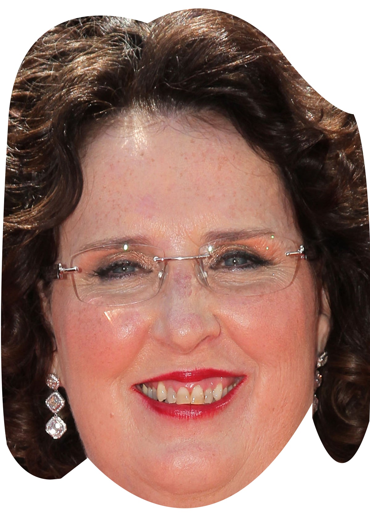 Phyllis Smith Face Mask β Fancy Dress Cardboard Costume Mask β Phyllis Smith Face Mask