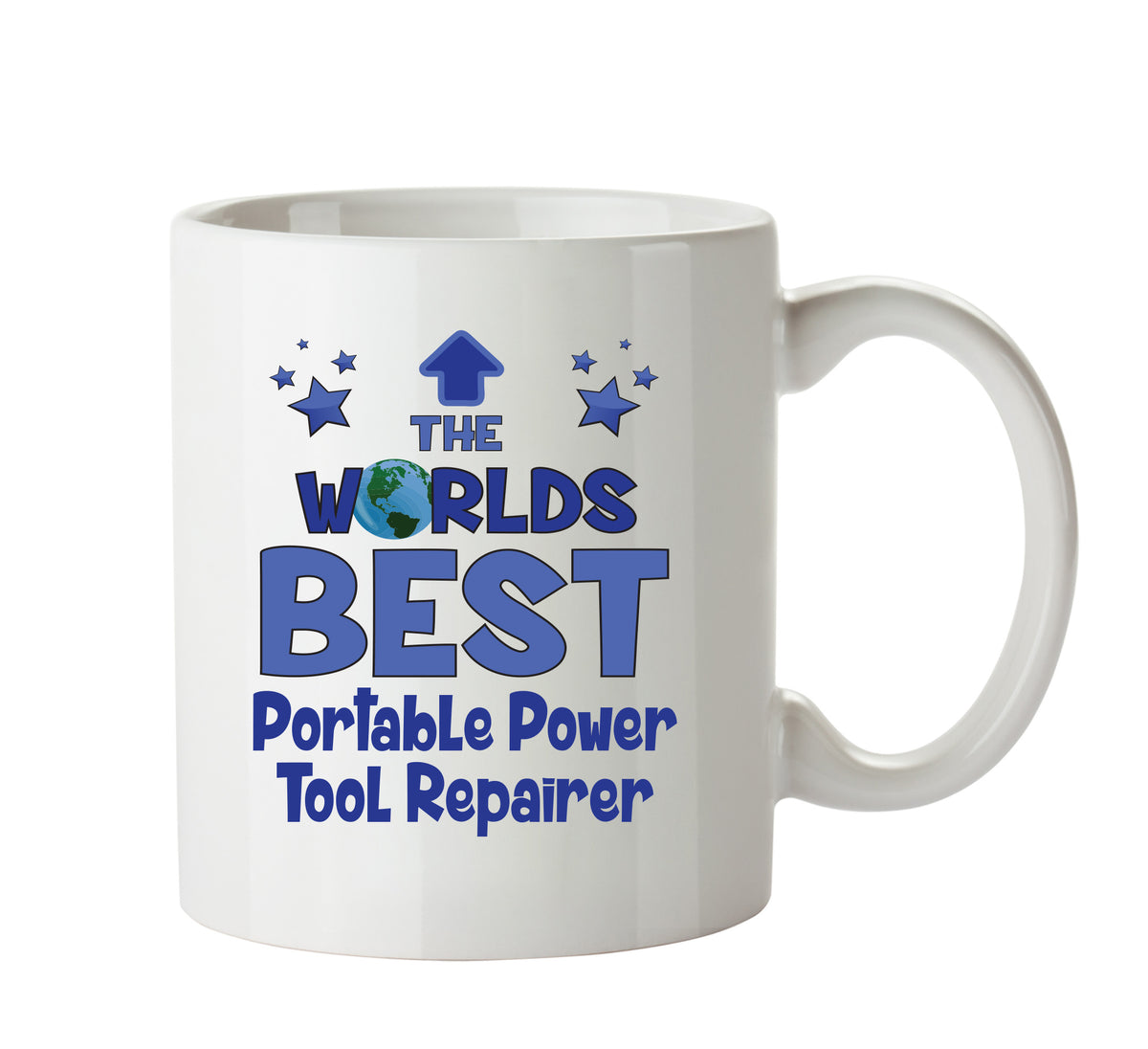 Worlds Best Portable Power Tool Repairer Mug - Novelty Funny Mug – printed mug product image 1