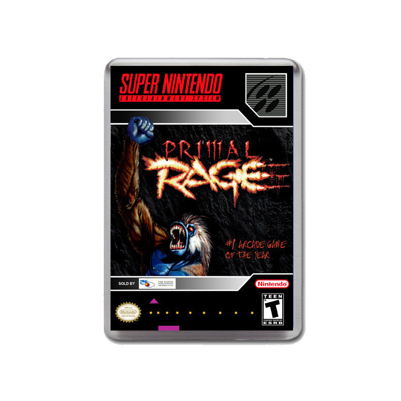 Primal Rage - SNES GAME inspired Retro Gaming Magnet