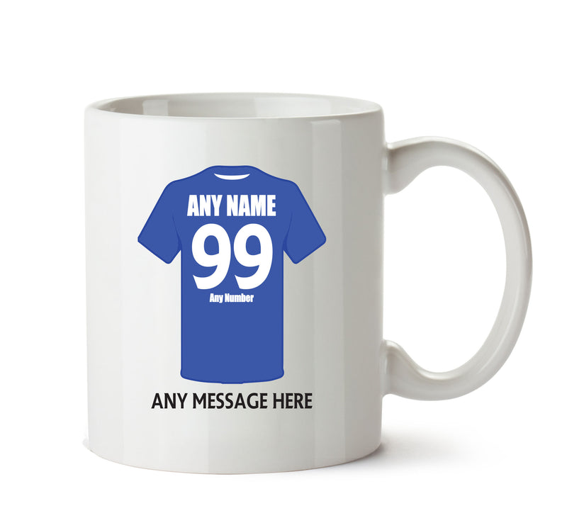 Queen Of The South Football Team Mug Personalised Birthday Age And Name