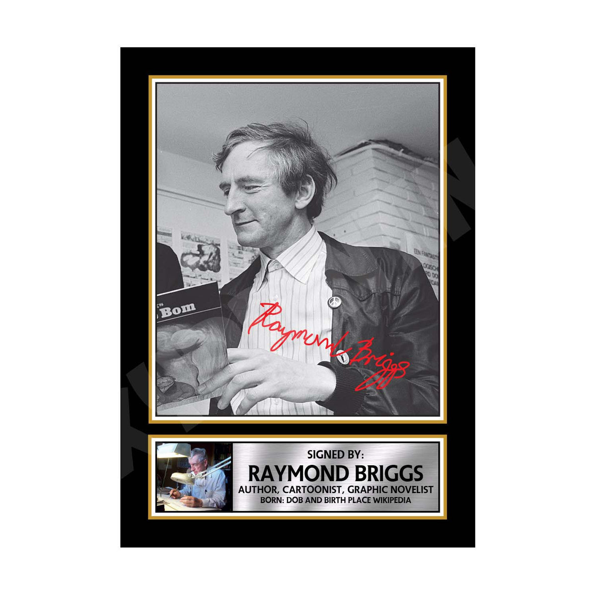 RAYMOND BRIGGS 2 Limited Edition Tv Show Signed Print