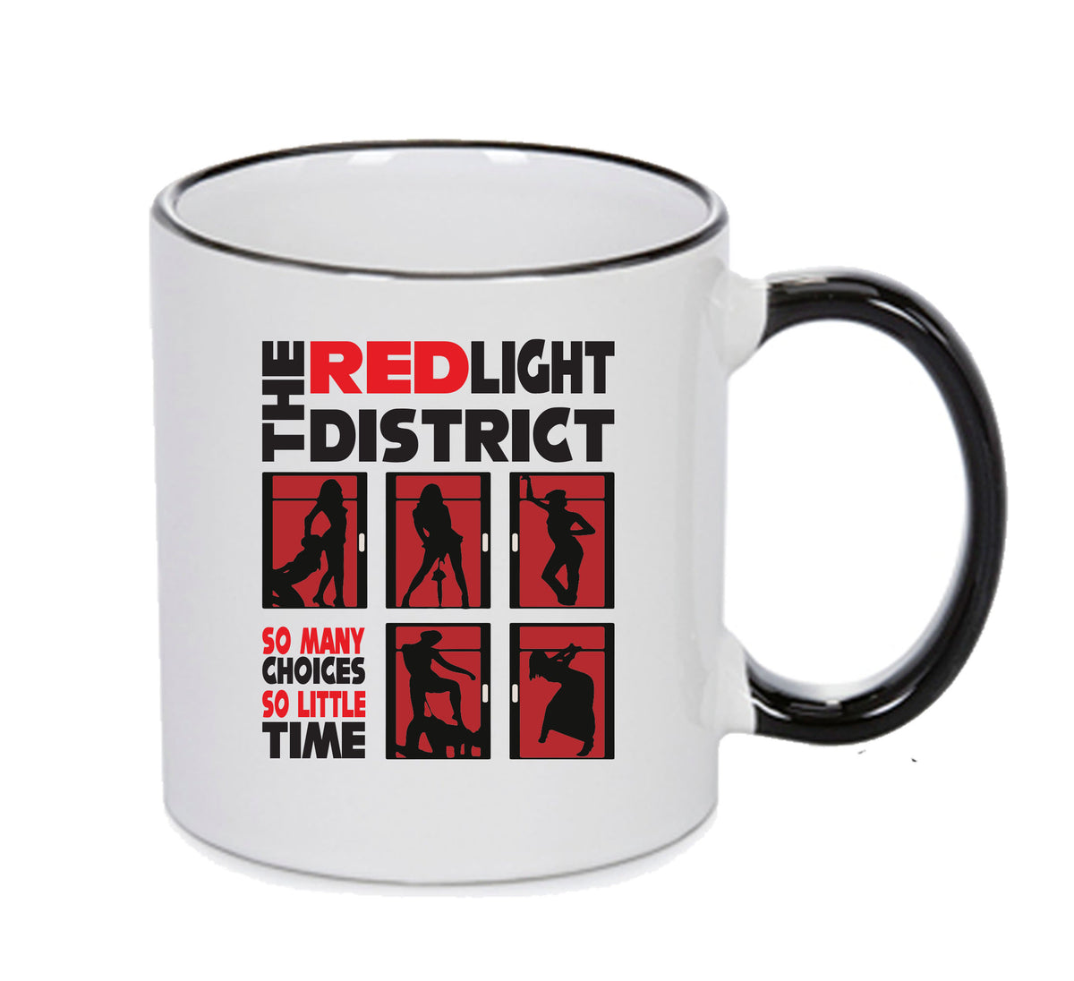 RED LIGHT DISTRICT Mug Adult Mug Gift – printed mug product image 1