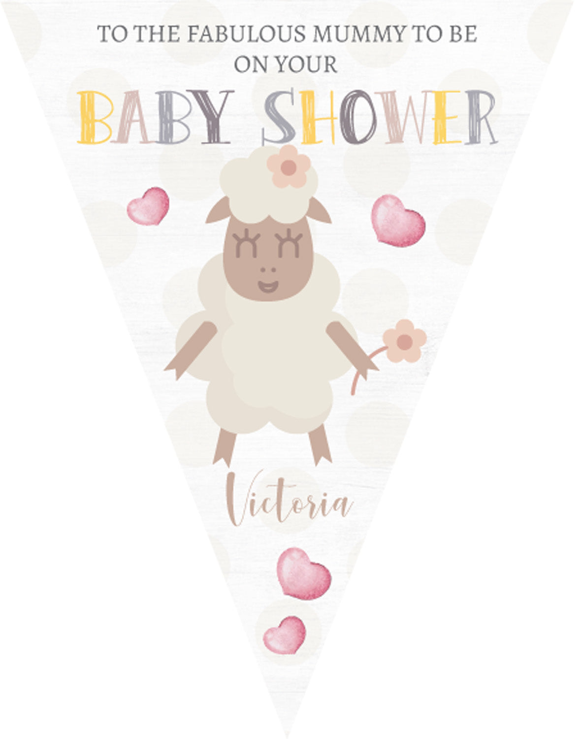 RM199 Baby Shower C Bunting Premium Party Decorations (Standard Bunting (14.8cm X 21cm))