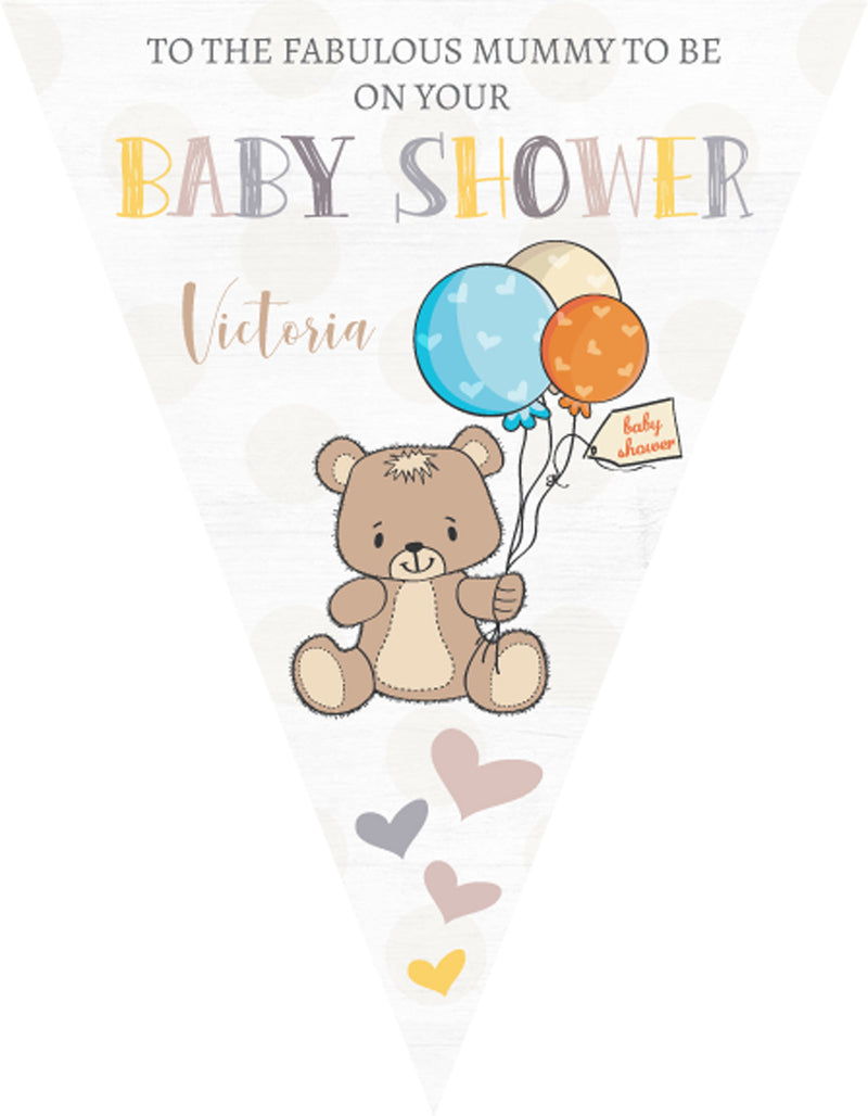 RM200 Baby Shower D Bunting Premium Party Decorations  (Standard Bunting (14.8cm X 21cm))