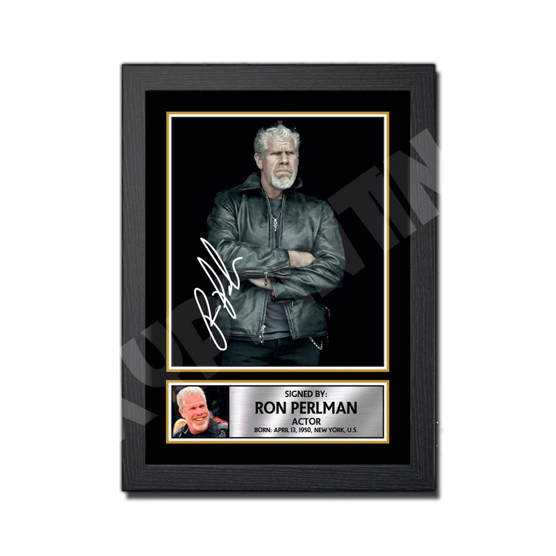 RON PERLMAN Limited Edition Tv Show Signed Print