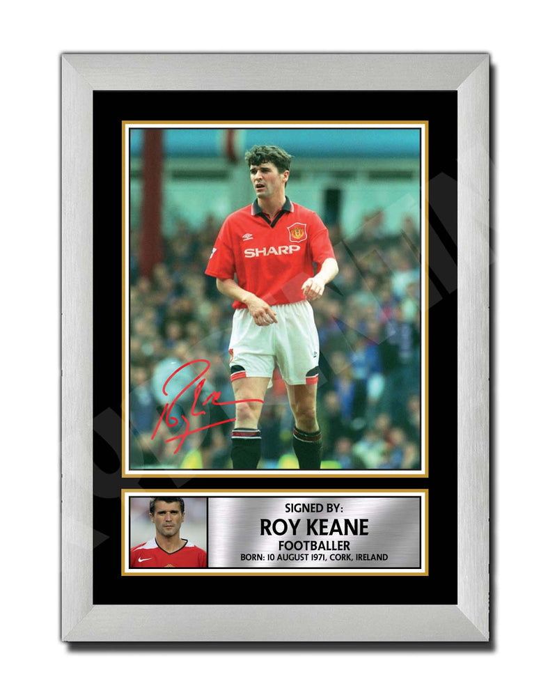 ROY KEANE (1) Limited Edition Football Player Signed Print - Football