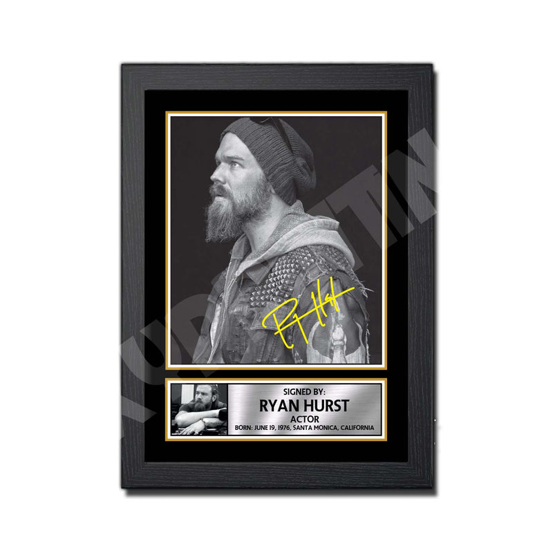 RYAN HURST Limited Edition Tv Show Signed Print
