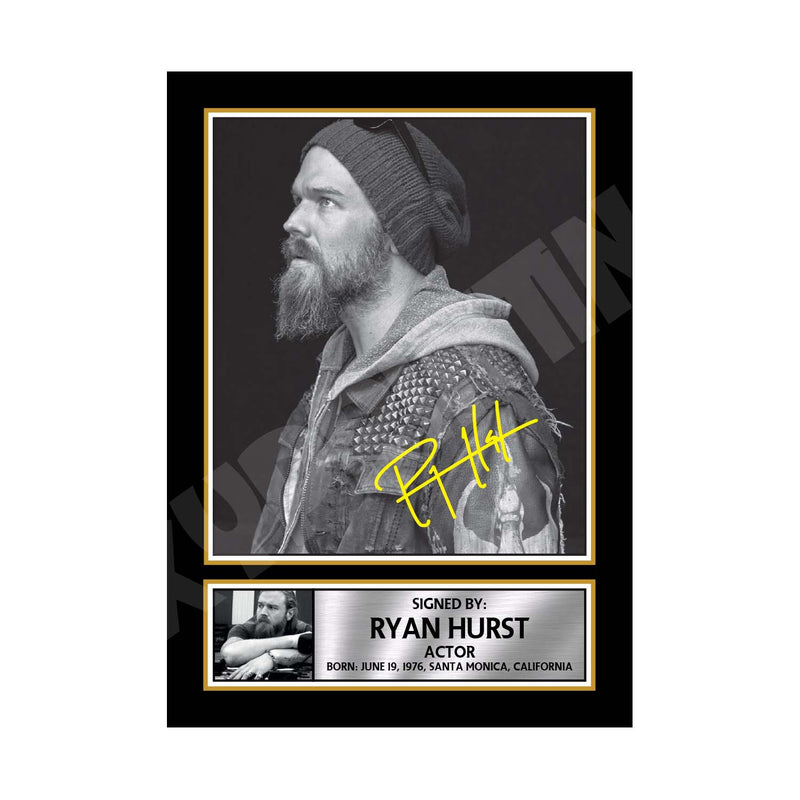 RYAN HURST Limited Edition Tv Show Signed Print