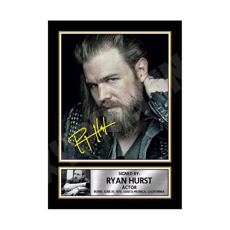 RYAN HURST 2 Limited Edition Tv Show Signed Print